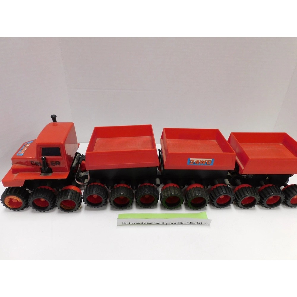 1980's Vtg Rare Outrageous Machines 24WD Rc Semi Truck Works DW785